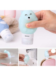 CYTHERIA Cartoon Silica Gel Portable Soap Dispenser Green 80ml  - Image 2