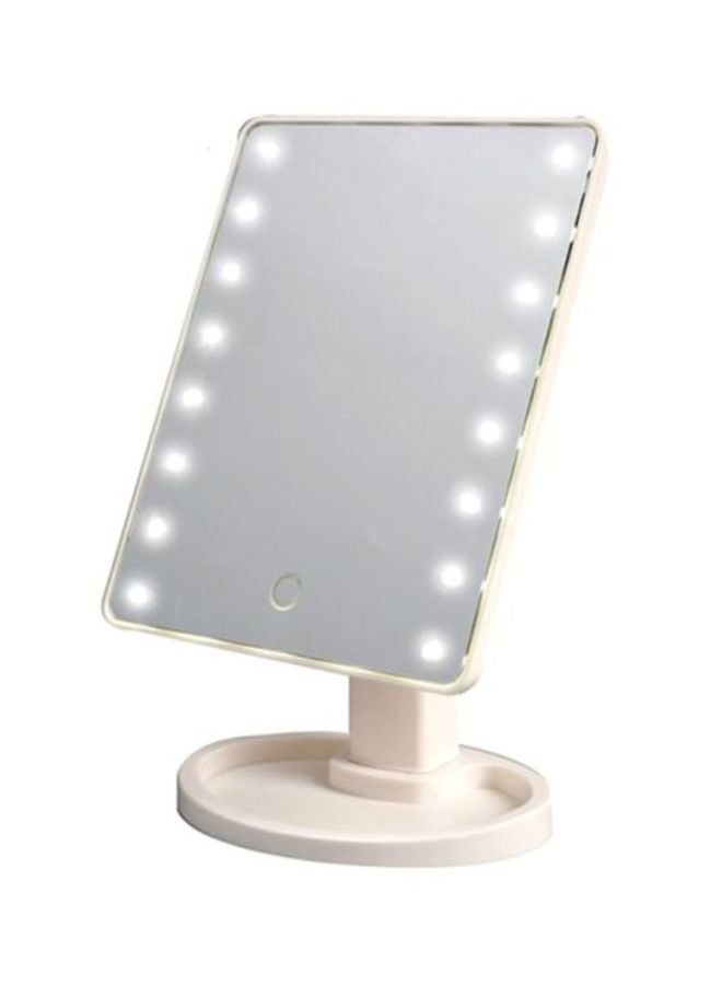 كول بيبي مرآة مستحضرات تجميل بمصباح LED أبيض 29x18x8سم  - Image 1