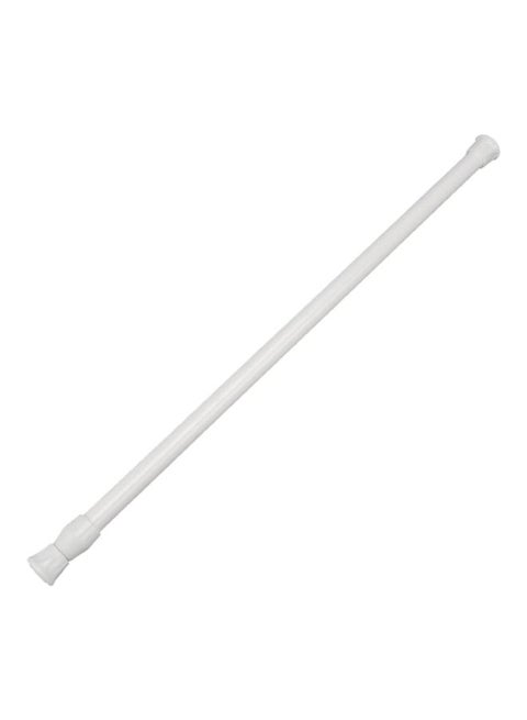 Extendable Telescopic Spring Curtain Rod White 40-70centimeter