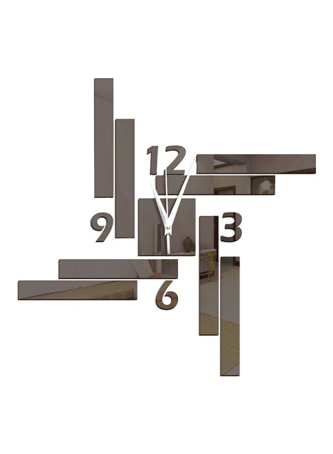 شاربدو ساعة حائط بتصميم فني أسود 30 x 30سم - Image 1