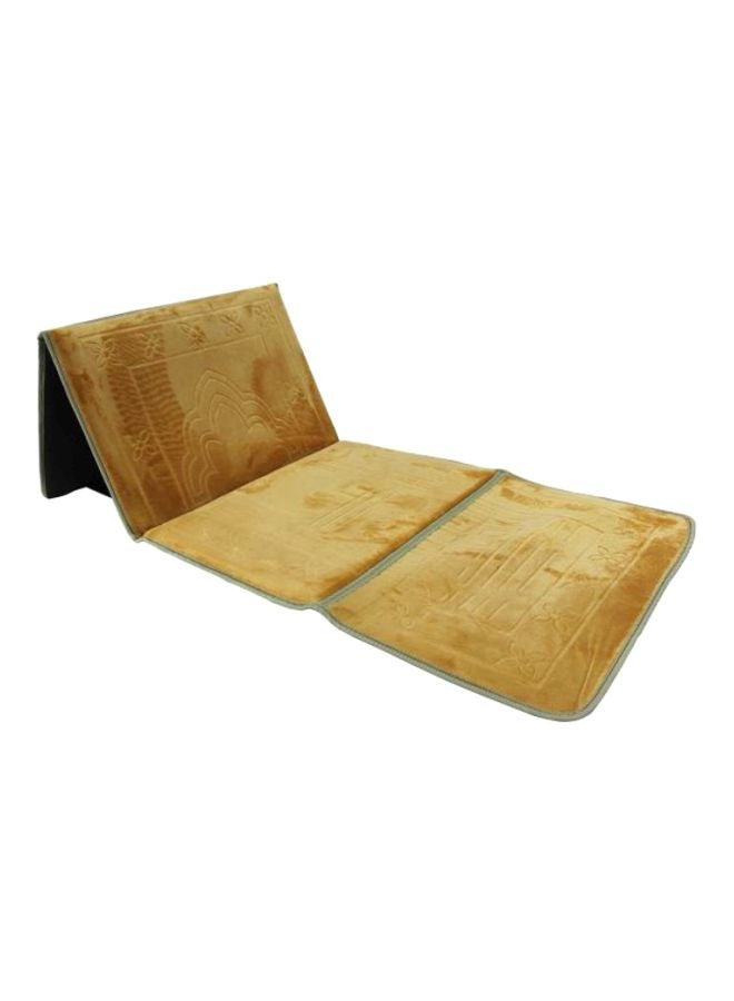 SUNDUS Cotton Foldable Mat Brown/Yellow 72x53cm