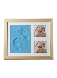 Table Top Wooden Photo Frame Beige/Blue/White 28x23centimeter - v1601381554/N16129855A_1