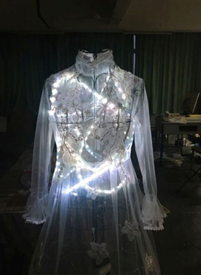 فوبيري شريط إضاءة LED بمنفذ USB مع جهاز تحكم عن بعد وكابل متعدد الألوان - Image 3