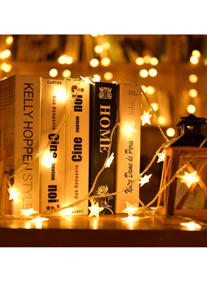 Voberry LED String Light Curtain Yellow 5meter - Image 2