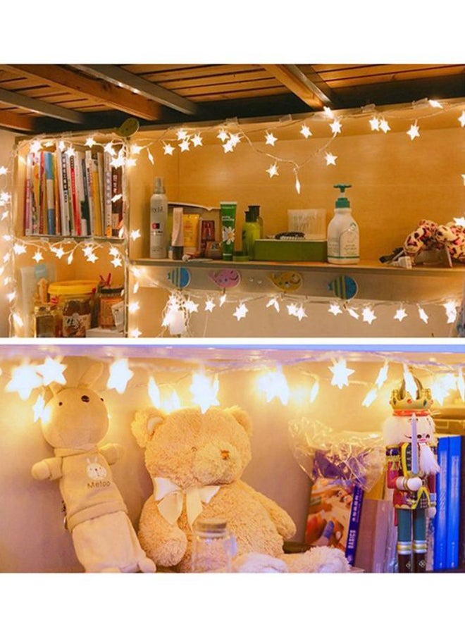 Voberry LED String Light Curtain Yellow 5meter - Image 3