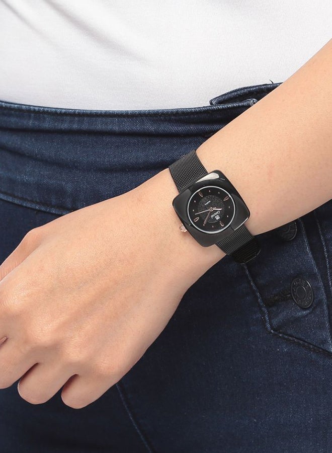 Geneval of Switzerland Women's Mesh Analog Watch GM1616BRB - Image 4