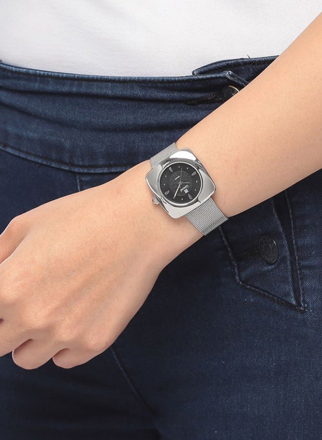 Geneval of Switzerland Women's Mesh Analog Watch GM1616WB - Image 4