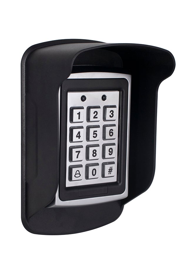 RFID Metal Access Control Card Reader Keypad Black 15x9x10.5cm - Image 5