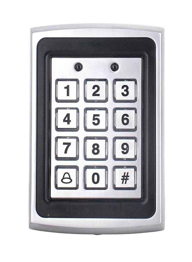 RFID Metal Access Control Card Reader Keypad Black 15x9x10.5cm - Image 3