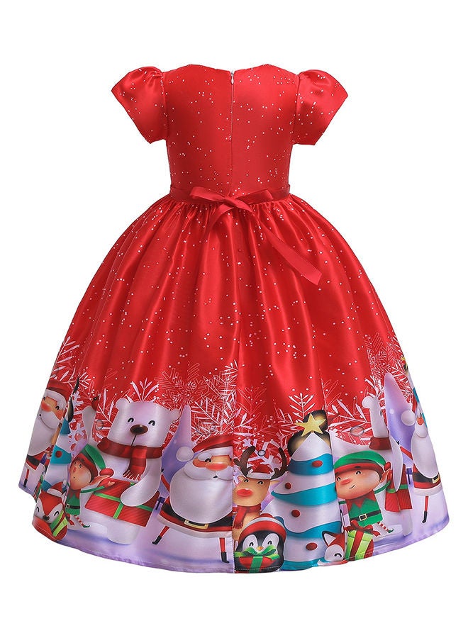 BG Christmas Snowflake Princess Dress 130cm - Image 3
