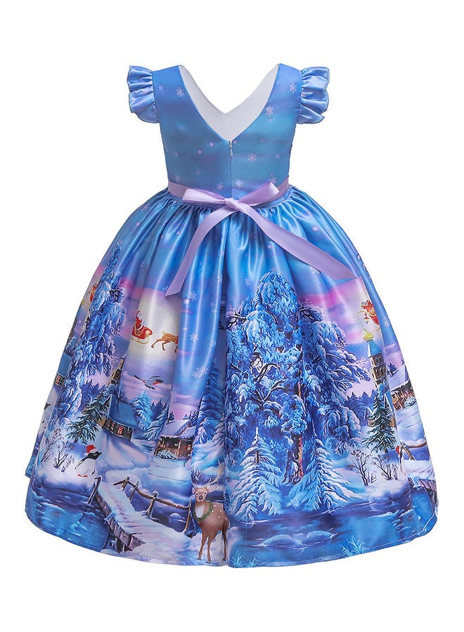 BG Christmas Snowflake Princess Dress 120cm - Image 3