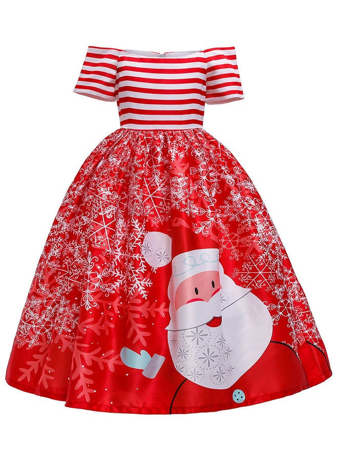 BG Christmas Snowflake Princess Dress 130cm - Image 1