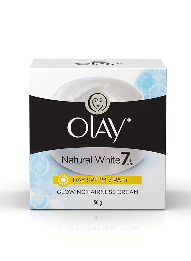 Olay Pack Of 2 Natural White Day And Night Cream SPF24 Natural White 50grams  - Image 5