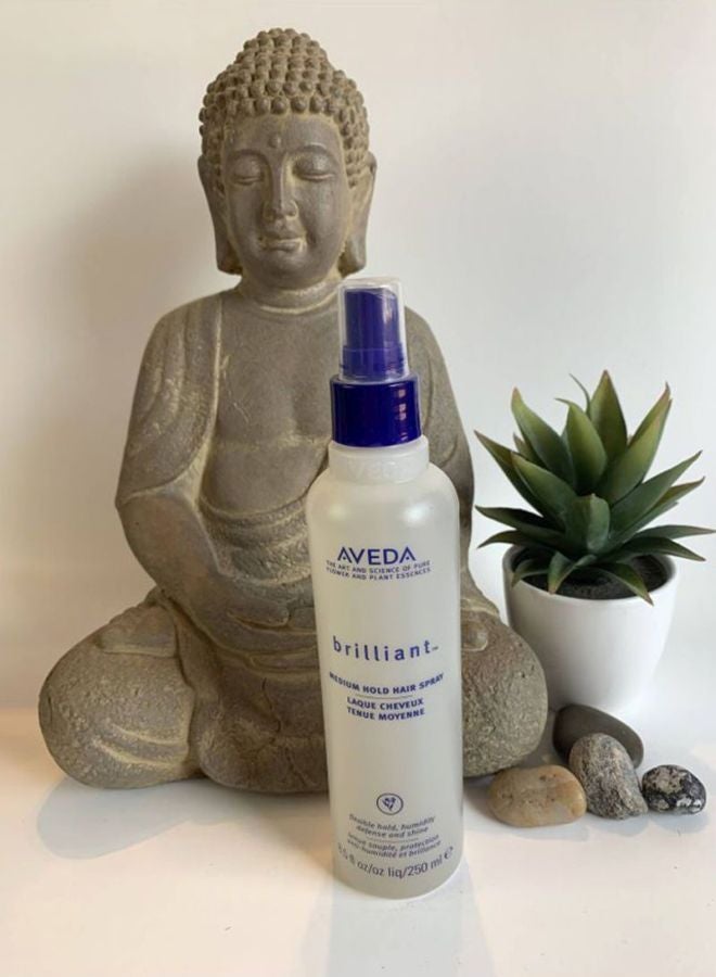 AVEDA Brilliant Medium Hold Hair Spray 250ml - Image 3