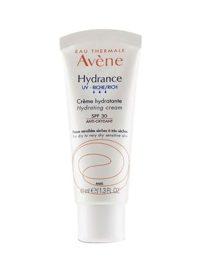 Avene SPF 30 Hydrance UV Rich Hydrating Cream White 40ml - Image 3