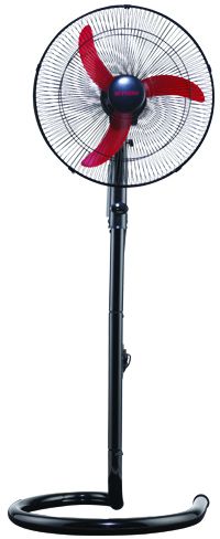 Fresh Elshabah Stand Fan 18 Inch 2724292428745 Black/Red - Image 2