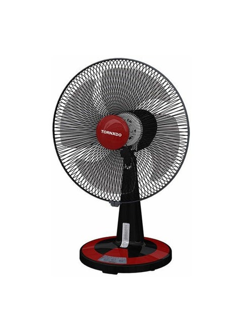 Desk Fan 4 Blades With Lamp TDF16D Black x Red