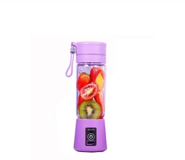 خلاط عصير متعدد الوظائف مزود بمنفذ USB 380 ml 0 W PT-1207 أرجواني/ شفاف - Image 3