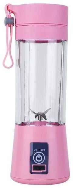 Generic - USB Juice Blender Multi-functional 380.0 ml 0.0 W PT-1208 Pink/Clear - Image 1