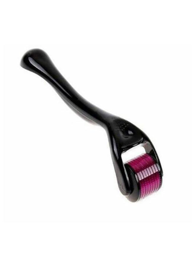 Ultimate Derma Roller With 540 Titanium Micro Facial Needle Roller Black/Purple