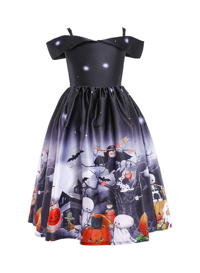 BG Halloween Printed Princess Dress 130cm - Image 1