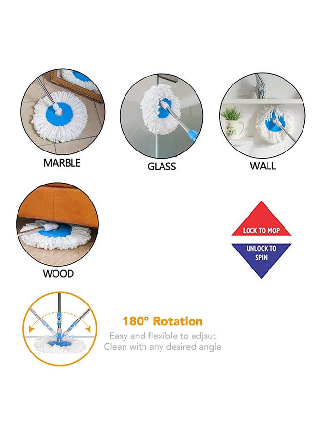 Magic Floor Mop Blue 46x23.5x26cm - Image 4