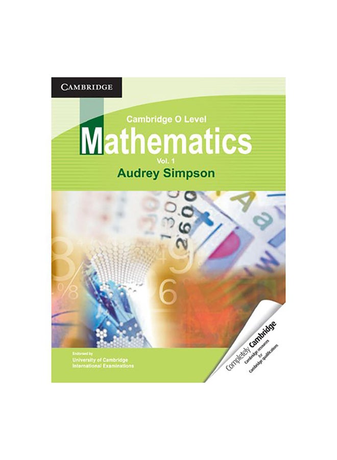 ‎Cambridge O Level Mathematics: Volume ‎1‎‎ Paperback English by Audrey Simpson - 2012 