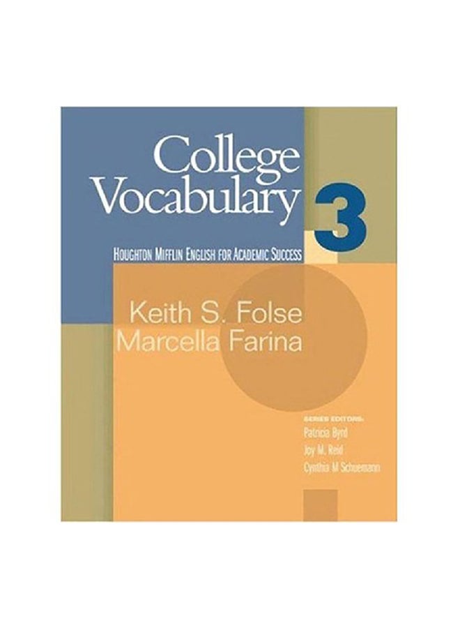 ‎College Vocabulary ‎3‎‎ Paperback English by Keith Folse - 2004 
