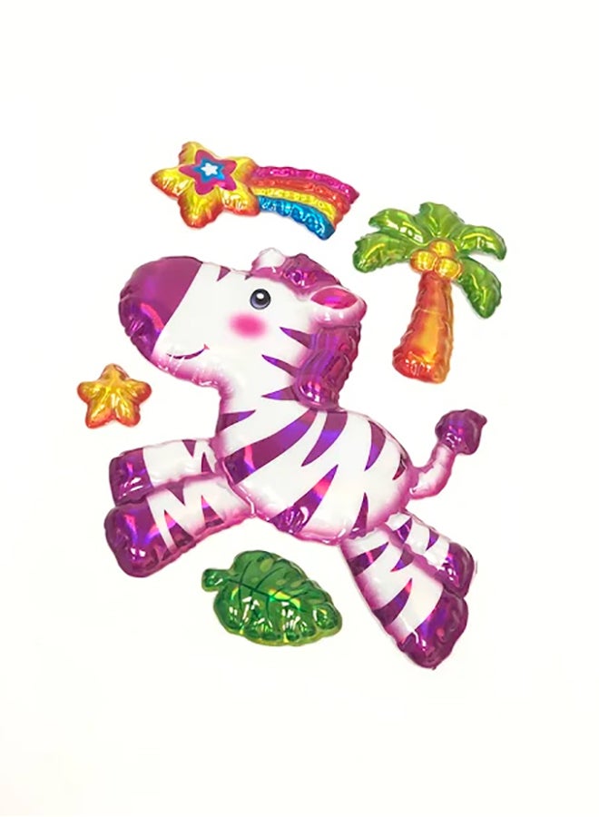 12-Piece Wall Décor Balloon Sticker Multicolour - Image 2