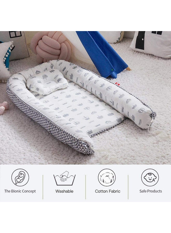 صن بيبي سرير نوم محمول للأطفال حديثي الولادة - Image 4