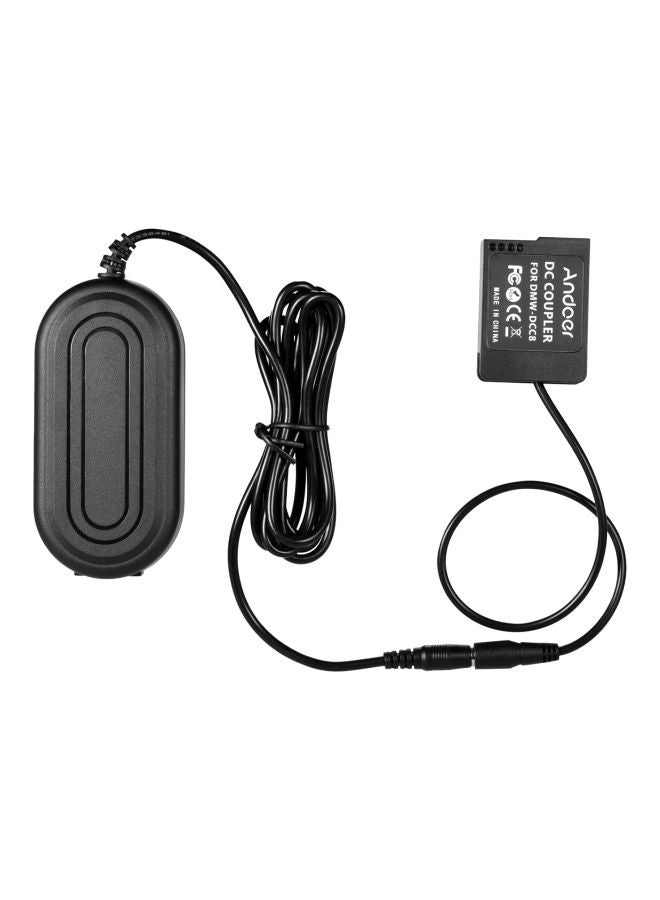 ANDOER Dummy Battery Coupler With Power Adapter And Cable Kit Black - Image 1