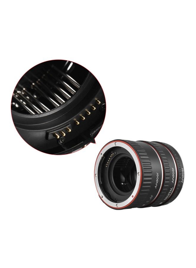 أندوير 3 قطع من حلقات أنبوب تمديد التركيز التلقائي لحلقة عدسة Canon EOS  - Image 4