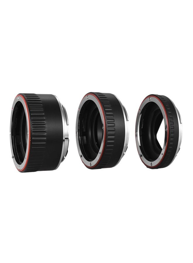أندوير 3 قطع من حلقات أنبوب تمديد التركيز التلقائي لحلقة عدسة Canon EOS  - Image 1