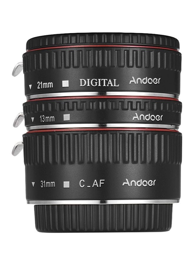 أندوير 3 قطع من حلقات أنبوب تمديد التركيز التلقائي لحلقة عدسة Canon EOS  - Image 2