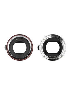 ANDOER 3-Piece Auto Focus Extension Tube Rings For Canon EOS Lens Ring Ring 1 (3.1), Ring 2 (2.1), Ring 3 (1.3)cm Black/Red/Silver  - Image 5