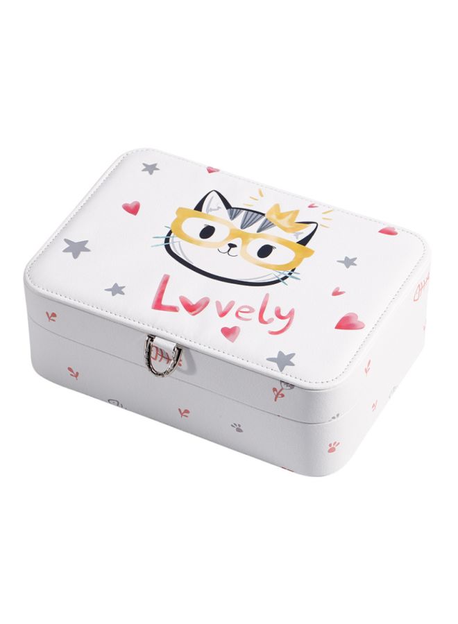 بيوينتي صندوق مجوهرات بطبعة كلمة "Lovely"  - Image 1