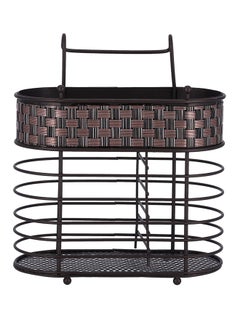 DELCASA Oval Shape Cutlery Rack Brown  - Image 1