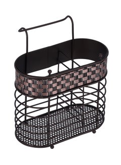 DELCASA Oval Shape Cutlery Rack Brown  - Image 2