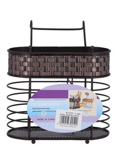DELCASA Oval Shape Cutlery Rack Brown  - Image 5
