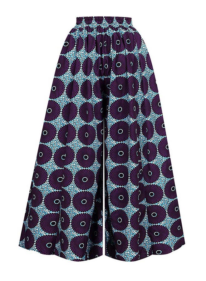 Autumn Loose Long Dashiki Print Pants Multicolour  - Image 2