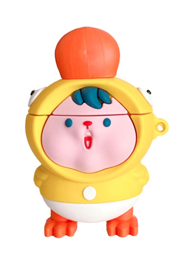 Beauenty Cartoon Character Design Case Cover For Apple AirPods 1/2 Yellow/Orange/Pink - Image 1