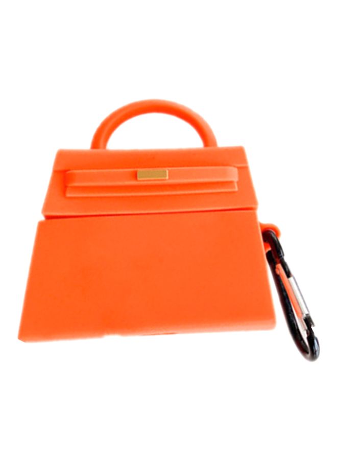 Beauenty Bag Design Case Cover With Carabiner For Apple AirPods 1/2 Orange/Gold - Image 1