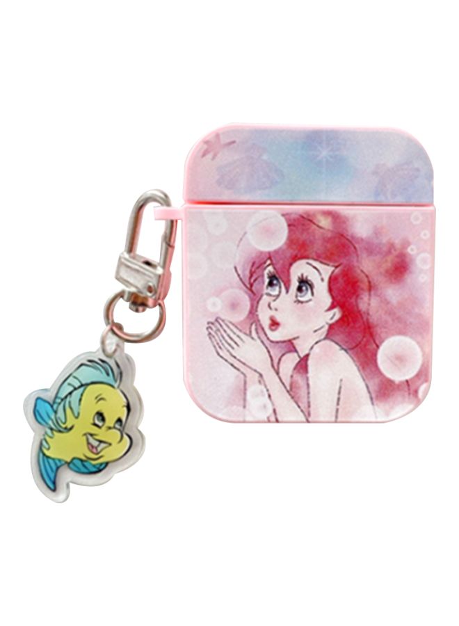 Beauenty Cartoon Printed Case Cover With Carabiner For Apple AirPods 1/2 Pink/Blue/Yellow - Image 1