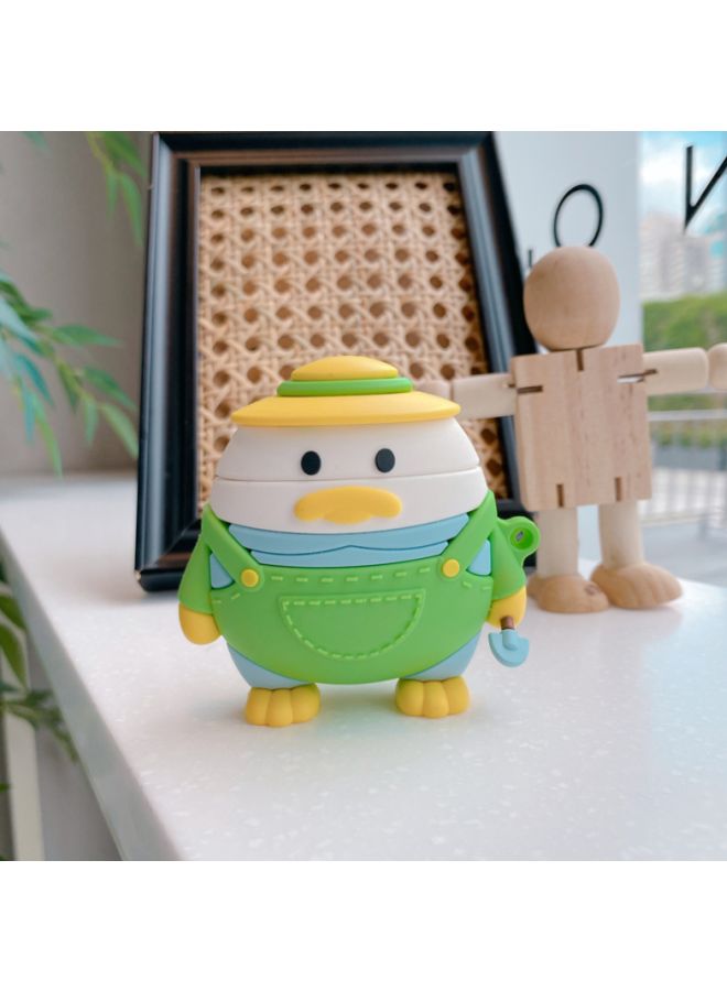 Beauenty Cartoon Design Case Cover For Apple AirPods 1/2 Green/White/Blue - Image 2