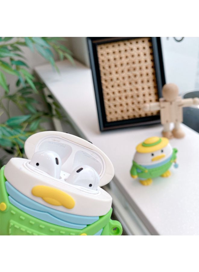 Beauenty Cartoon Design Case Cover For Apple AirPods 1/2 Green/White/Blue - Image 3