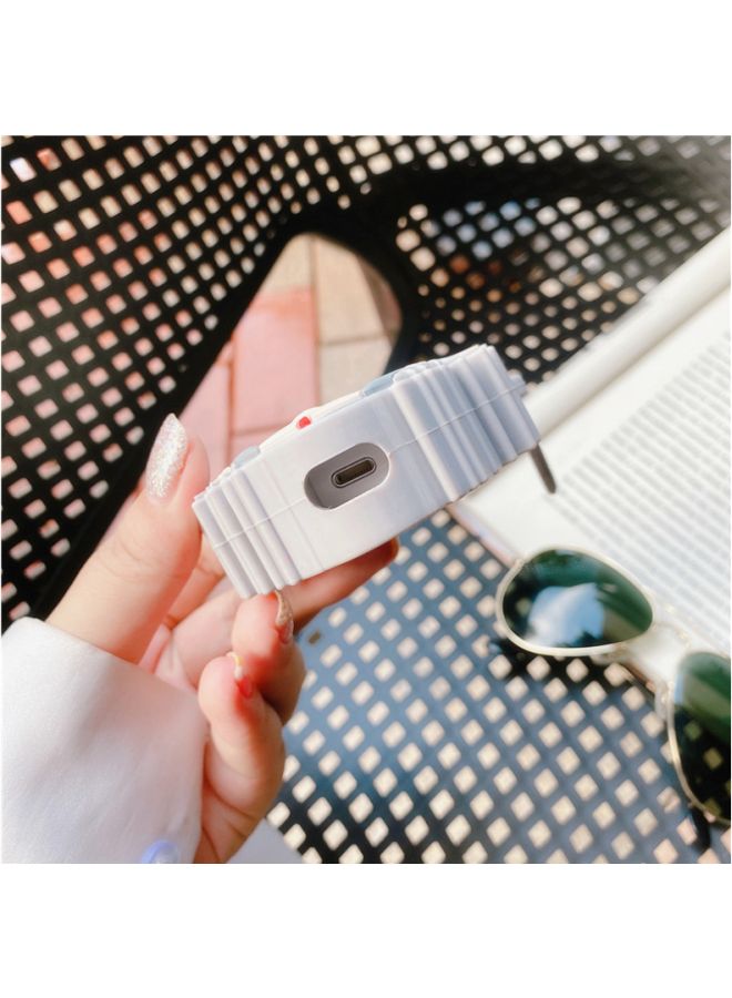 بيوينتي غطاء حماية واقٍ بتصميم من مسلسل "Naruto" لسماعة أبل آيربودز 1/2 رمادي/ بيج/أحمر - Image 5