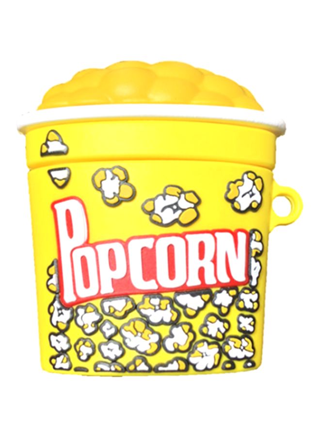 بيوينتي حافظة حماية واقية بتصميم عبوة فشار لسماعات أبل آيربودز 1/2 أصفر/أحمر/أبيض - Image 1