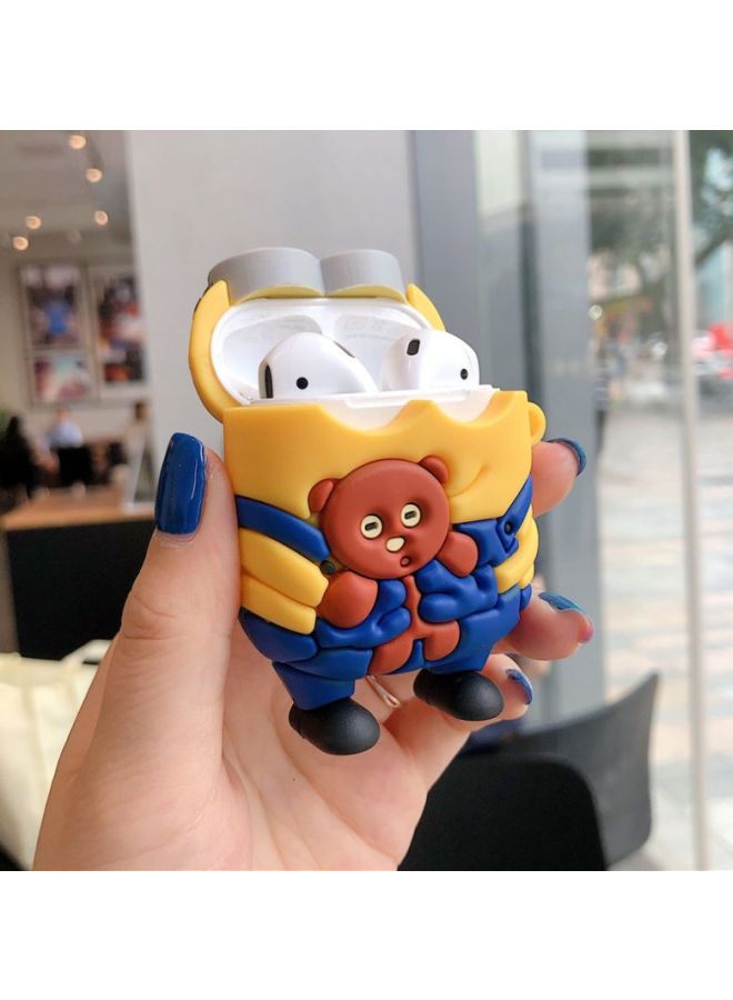 Beauenty - Minions Designed Protective Case For Apple AirPods 1/2 Yellow/Blue/Brown - Image 1