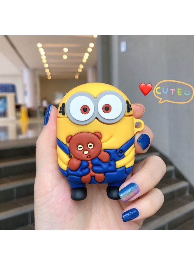 Beauenty - Minions Designed Protective Case For Apple AirPods 1/2 Yellow/Blue/Brown - Image 1