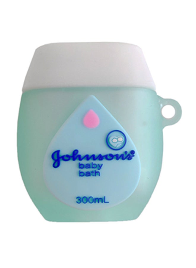 بيوينتي علبة حماية على شكل زجاجة سائل استحمام جونسون للأطفال لسماعات آيربودز 1/2 من أبل أزرق/أبيض/وردي - Image 1